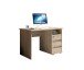 Schreibtisch >Flinn< in Eiche Sonoma hell - 110x75x65cm (BxHxT)
