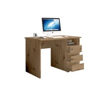 Schreibtisch >Flinn< in Eiche Artisan - 110x75x65cm (BxHxT)