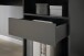 Schreibtisch >BC 3155< in Schwarz aus Holzwerkstoff E1 - 150x74x55cm (BxHxT)