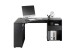 Schreibtisch >BC 3155< in Schwarz aus Holzwerkstoff E1 - 150x74x55cm (BxHxT)
