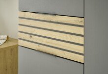 Garderoben-Set >Melisande< in Grau-Eiche Artisan Nachbildung