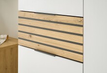 Garderoben-Set >Melisande< in Weiß -Eiche Artisan Nachbildung