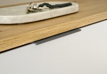 Garderoben-Set >Melisande< in Weiß -Eiche Artisan Nachbildung