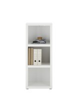Regal >Modica< in Weiß aus Holzwerkstoff E1 Wabe - 50x123x38cm (BxHxT)