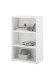 Regal >Modica< in Weiß aus Holzwerkstoff E1 Wabe - 80x123x38cm (BxHxT)