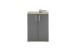 Kommode >BC 1040< in Grau matt - 60x84x35 (BxHxT)