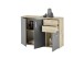 Kommode >BC 1040< in Grau matt - 120x84x35 (BxHxT)