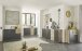 Kommode >BC 1040< in Grau matt - 80x84x35 (BxHxT)