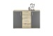 Kommode >BC 1040< in Grau matt - 120x84x35 (BxHxT)