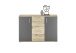 Kommode >BC 1040< in Grau matt - 120x84x35 (BxHxT)