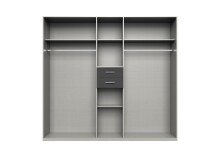 Drehtürenschrank >MOLDAU< in Viking Oak - 225x208x58cm (BxHxT)