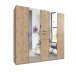 Drehtürenschrank >MOLDAU< in Viking Oak - 225x208x58cm (BxHxT)