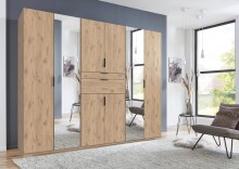 Drehtürenschrank >MOLDAU< in Viking Oak -...