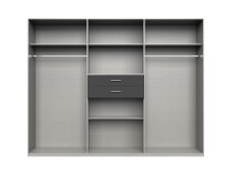 Drehtürenschrank >MOLDAU< in Viking Oak - 270x208x58cm (BxHxT)