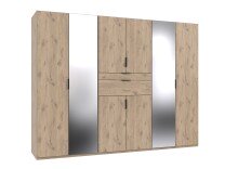 Drehtürenschrank >MOLDAU< in Viking Oak -...