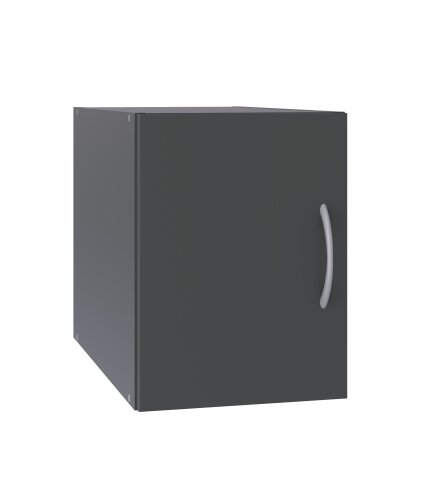 Aufsatzschrank >MULTIRAUMKONZEP< in Graphit - 40x40x40cm (BxHxT)