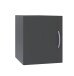 Aufsatzschrank >MULTIRAUMKONZEP< in Graphit - 45x40x40cm (BxHxT)