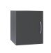 Aufsatzschrank >MULTIRAUMKONZEP< in Graphit - 45x40x40cm (BxHxT)