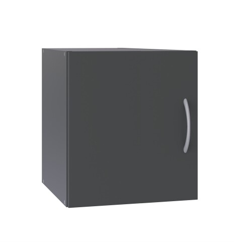 Aufsatzschrank >MULTIRAUMKONZEP< in Graphit - 50x40x40cm (BxHxT)
