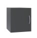 Aufsatzschrank >MULTIRAUMKONZEP< in Graphit - 50x40x40cm (BxHxT)
