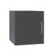 Aufsatzschrank >MULTIRAUMKONZEP< in Graphit - 50x40x40cm (BxHxT)