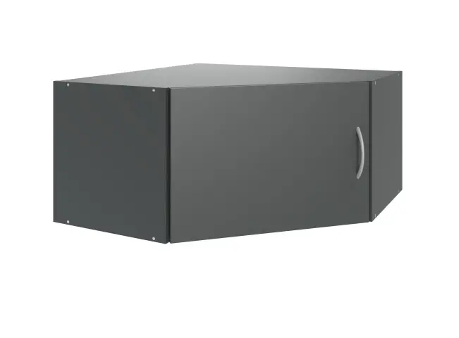 Aufsatzschrank >MULTIRAUMKONZEPT< in Graphit - 80x40x80cm (BxHxT)