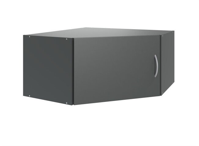 Aufsatzschrank >MULTIRAUMKONZEPT< in Graphit - 80x40x80cm (BxHxT)