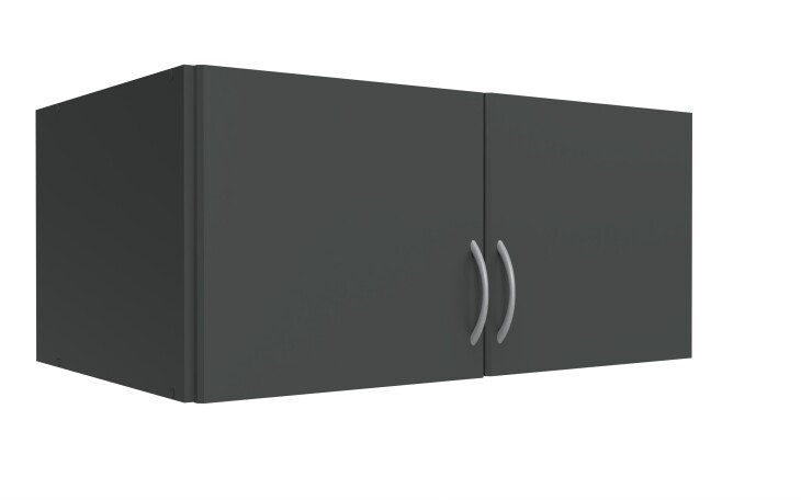 Mehrzweckschrank >MULTIRAUMKONZEP< in Graphit - 80x40x40cm (BxHxT)
