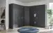 Mehrzweckschrank >MULTIRAUMKONZEP< in Graphit - 80x40x40cm (BxHxT)