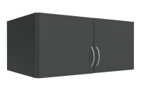 Mehrzweckschrank >MULTIRAUMKONZEP< in Graphit -...