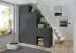 Mehrzweckschrank >MULTIRAUMKONZEP< in Graphit - 70x40x40cm (BxHxT)
