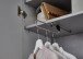 Mehrzweckschrank >MULTIRAUMKONZEP< in Graphit - 50x185x40cm (BxHxT)