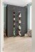 Mehrzweckschrank >MULTIRAUMKONZEP< in Graphit - 80x185x40cm (BxHxT)
