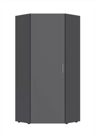 Eckschrank >MULTIRAUMKONZEPT< in Graphit - 80x185x80cm (BxHxT)
