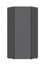 Eckschrank >MULTIRAUMKONZEPT< in Graphit - 80x185x80cm (BxHxT)