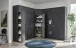 Eckschrank >MULTIRAUMKONZEPT< in Graphit - 80x185x80cm (BxHxT)
