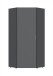 Eckschrank >MULTIRAUMKONZEPT< in Graphit - 80x185x80cm (BxHxT)