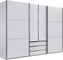 Schwebetürenschrank >MAGIC< in WEISS -...