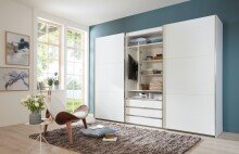 TV-Schrank >MAGIC< in WEISS - 300x216x65cm (BxHxT)