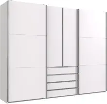 Schwebetürenschrank >MAGIC< in WEISS -...