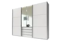 Schwebetürenschrank >MAGIC< in WEISS -...