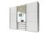 Schwebetürenschrank >MAGIC< in WEISS - 300x236x65cm (BxHxT)