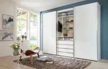 TV-Schrank >MAGIC< in WEISS - 300x236x65cm (BxHxT)