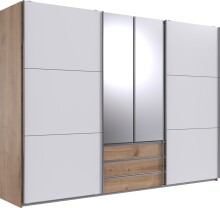 Schwebetürenschrank >MAGIC< in PLANKENEICHE +...