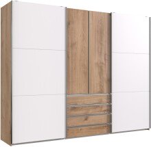 Schwebetürenschrank >MAGIC< in PLANKENEICHE +...