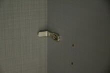 Schwebetürenschrank >MAGIC< in PLANKENEICHE + WEISS - 300x236x65cm (BxHxT)