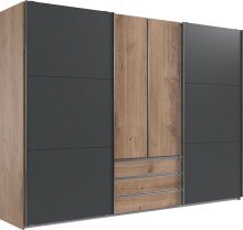 Schwebetürenschrank >MAGIC< in PLANKENEICHE NB...