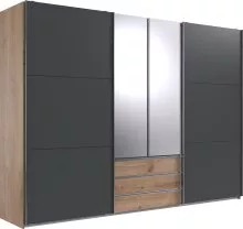 Schwebetürenschrank >MAGIC< in PLANKENEICHE NB...