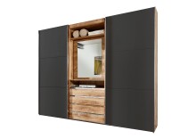 Schwebetürenschrank >MAGIC< in PLANKENEICHE NB...