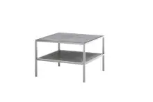 Couchtisch >ORINOCO< in Keramik-Optik grau aus Glas...